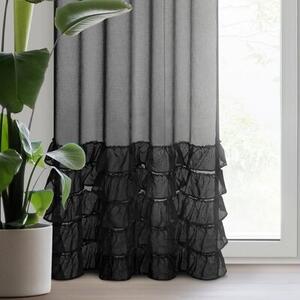 Firana gotowa EUROFIRANY Dani 140 x 250 cm Czarny