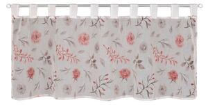 Biało-różowa firanka 135x45 cm Rose – Sehlbach