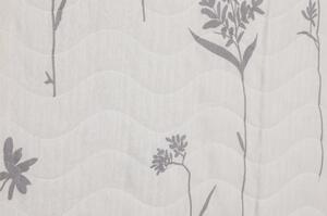 Zestaw szarej pikowanej narzuty na łóżko dwuosobowe i 2 poszewek na poduszki 200x220 cm Efil – Mijolnir