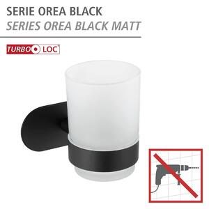 WENKO TurboLoc OREA BLACK czarny 10x10x10 cm