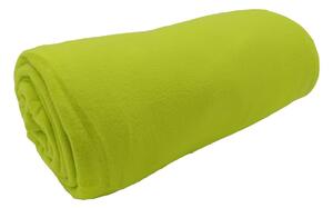 Jasnozielony polarowy koc 150x200 cm Plain – JAHU collections