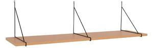 Półka w dekorze jesionu w naturalnym kolorze 120 cm Chiba – House Nordic