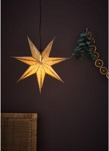 Dekoracja świetlna w kolorze złota ze świątecznym motywem ø 45 cm Glitter – Markslöjd