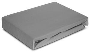 Prześcieradło EUROFIRANY Design 91 Soft z gumką 140 x 200 cm Stalowy