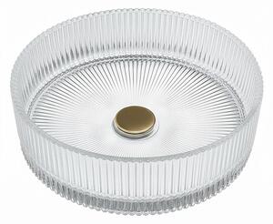 Umywalka nablatowa HYDROSAN BRILLANT2-TR-400 Okrągły Transparentny