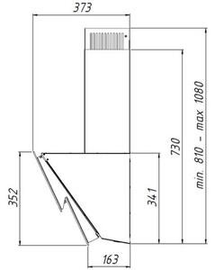 Okap AKPO WK-9 Balance Pro 60 Czarny 416m3/h 68dB klasa D