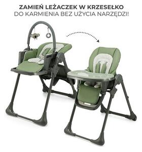Krzesełko do karmienia KINDERKRAFT Tummie Zielony
