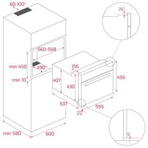 Piekarnik TEKA HLC 8440 C Elektryczny z mikrofalÄ Szary