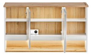 Szafka łazienkowa BAHAMA 843 120 cm biała z lustrem