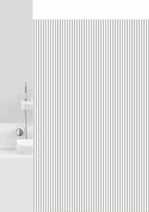 GRUND Zasłona prysznicowa VERTICAL biało-szara 180x200 cm