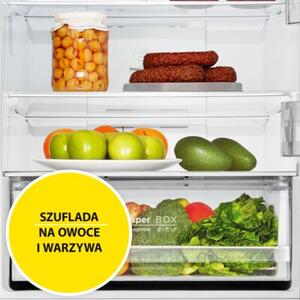 Lodówka AMICA FK3506.2FW (E) No Frost 185.5cm Biała
