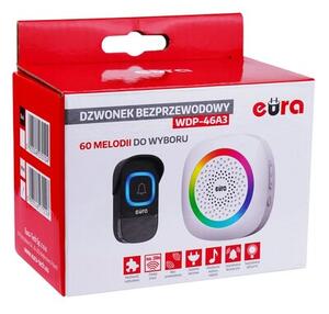Dzwonek bezprzewodowy EURA WDP-46A3 BiaÅy