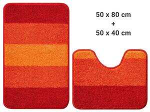 GRUND Zestaw dywaników WAYMORE pomarańczowy 50x40+50x80 cm