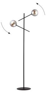 Lampa stojąca podłogowa Emibig 2xE14 40W LINEAR LP2 BLACK/GRAFIT 1167/LP2