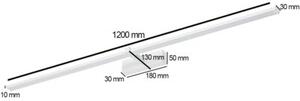 Kinkiet nad lustro LED 24W 120 cm biały Venus ID-9022 Idealed