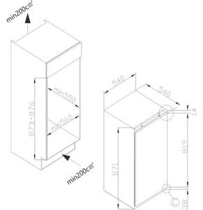 Lodówka AMICA BM132.3i(E)