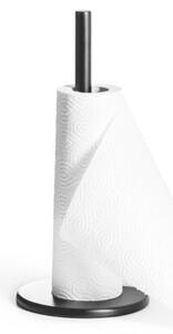 Stojak na ręcznik papierowy metalowy czarny 33 cm