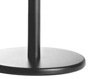 Stojak na ręcznik papierowy metalowy czarny 33 cm