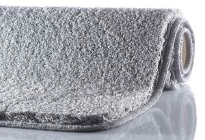 GRUND Mata łazienkowa MELANGE srebrna Wymiar: 47x50 cm - do pokrywy toalety lub jako siedzisko krzesła