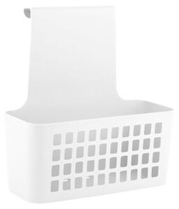 Koszyk na drzwi plastikowy biały 23,5x10x24 cm