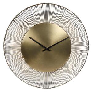 Gifts Amsterdam Zegar ścienny Caroline, metalowy, złoty, 5,5x54 cm