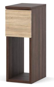 Szafka Nocna STIVMEBLE 1 Szuflada 20x30x55 cm DÄ b Wenge / DÄ b Sonoma