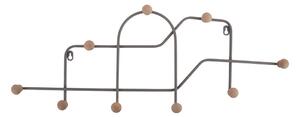 Szary metalowy wieszak ścienny 71 cm Maze – PT LIVING