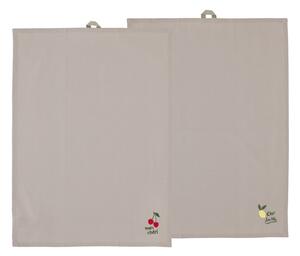 Bawełniane ścierki zestaw 2 szt. 50x70 cm Bistro – Södahl