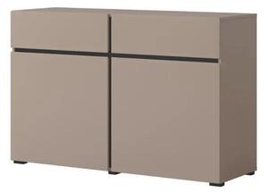 Komoda CROSS 2D2S 119cm congo/czarna