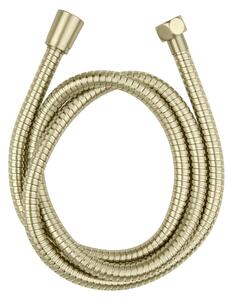 Wąż prysznicowy ze stali nierdzewnej w kolorze matowego złota 150 cm Brass – Wenko