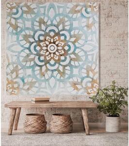 Obraz EUROFIRANY Oraments 486A 80 x 80 cm Niebieski