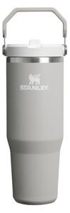 Szarobeżowy termos ze stali nierdzewnej 890 ml IceFlow™ Flip Straw 2.0 Tumbler Ash – Stanley