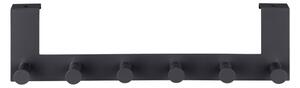 Czarny metalowy wieszak na drzwi 39 cm Celano – Wenko