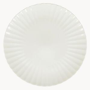 Komplet talerzy śniadaniowych z porcelany Bloom, 4 elem