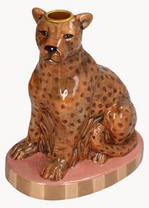 Świecznik Leopard, W 21 cm