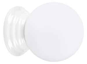 Biały kinkiet ceramiczny ø 12 cm Farsa – Sollux