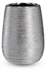 Kubek łazienkowy Bari, srebrny