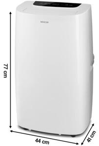Klimatyzator przenośny SENCOR SAC MT1603C 3 Tryby pracy Funkcja Sleep Sterowanie smartfonem Timer Wi-Fi