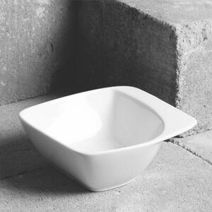 Salaterka AMBITION Salsa Kwadrat 19 cm biały