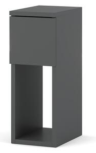 Szafka Nocna STIVMEBLE 1 Szuflada 20x30x55 cm Szary Mat