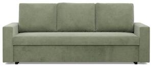 Kanapa 3 osobowa, BLOM, sztruks, 220x92x92 cm, oliwkowy | TYLETEGOTU