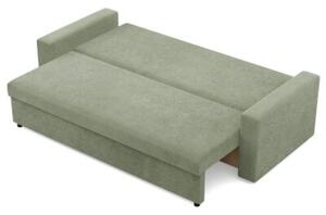 Kanapa 3 osobowa, BLOM, sztruks, 220x92x92 cm, oliwkowy | TYLETEGOTU