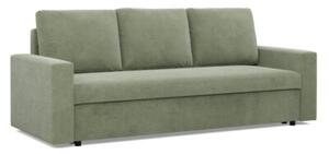 Kanapa 3 osobowa, BLOM, sztruks, 220x92x92 cm, oliwkowy | TYLETEGOTU