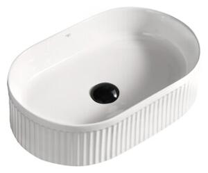 Umywalka nablatowa HYDROSAN ELIX-WH-490 Owalny Biały