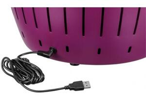 Grill ogrodowy węglowy LOTUSGRILL XL G-LI-435P XL Okrągły, bezdymny, termiczna obudowa, Fioletowy