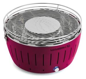 Grill ogrodowy węglowy LOTUSGRILL XL G-LI-435P XL Okrągły, bezdymny, termiczna obudowa, Fioletowy
