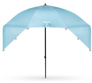 Parasol plażowy NILS CAMP NC17114 2w1 XXL 240 cm Niebieski