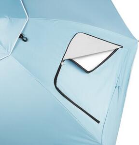 Parasol plażowy NILS CAMP NC17114 2w1 XXL 240 cm Niebieski
