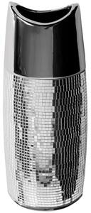Wazon EUROFIRANY Mirona 05 14 x 9 x 35 cm Srebrny