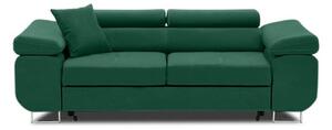 RozkÅadana sofa, Bellezza, 209x100x87 cm, butelkowa zieleÅ | TYLETEGOTU